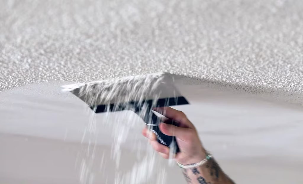 Painters in Abington MA: Popcorn Ceiling Removal & Residential Painting (Massachusetts Guide) 6 how-to-remove-popcorn-ceiling